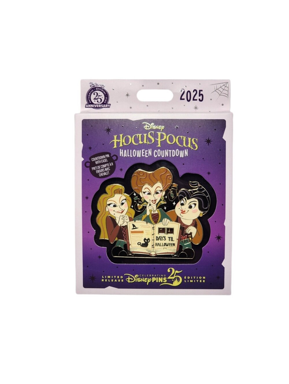 Disney Hocus Pocus Halloween Countdown Jumbo Limited Release Pin - NIB